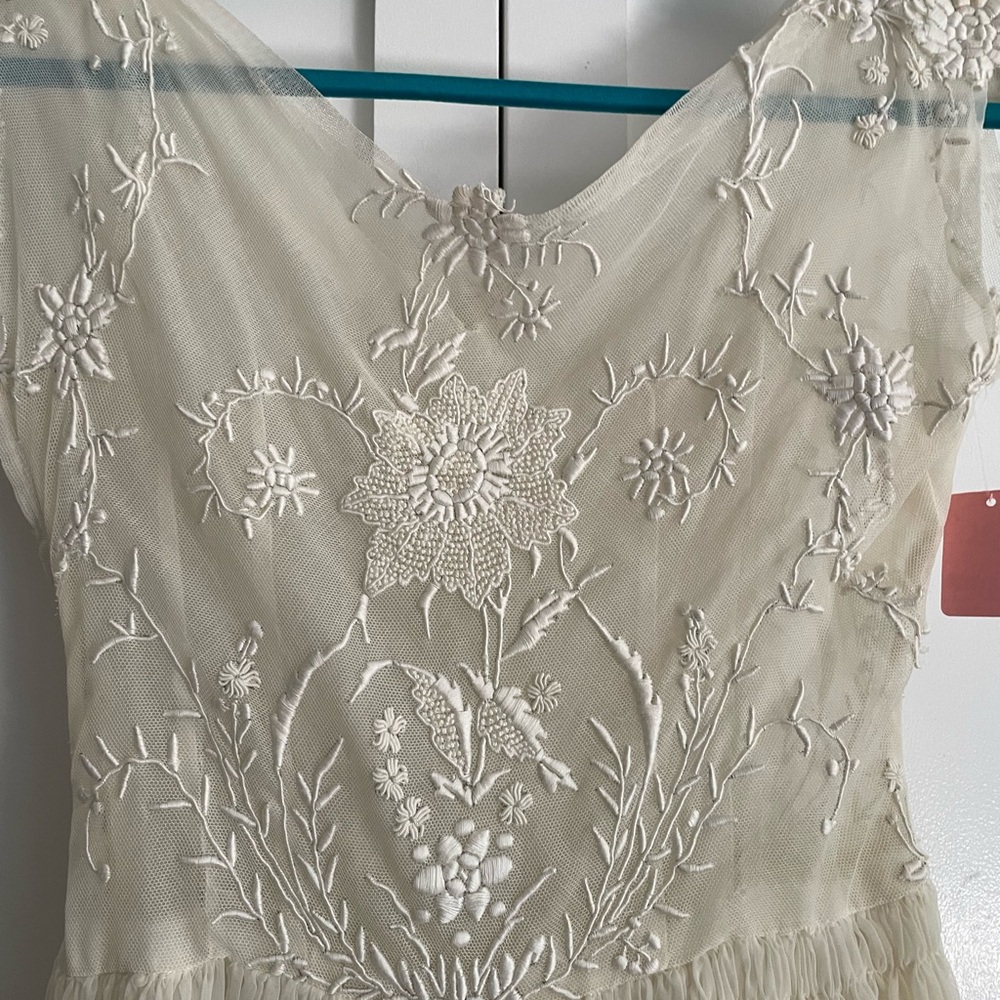 Beautiful vintage hand made wedding party dress 1950’s - Picture 6 of 7